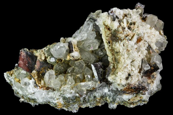 Brookite and Quartz Crystal Association- Pakistan #111318